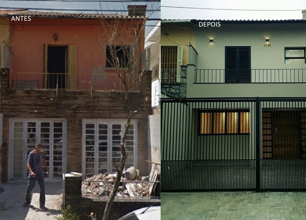 FACHADA ANTES DEPOIS